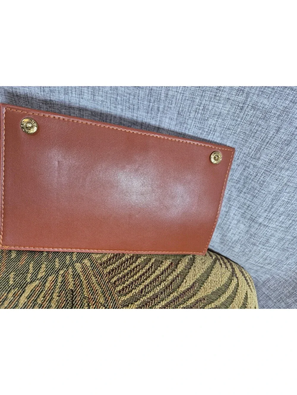 MKF Collection Brown Woven Vegan Leather Crossbody Bag Removable Pouch - Picture 4 of 7